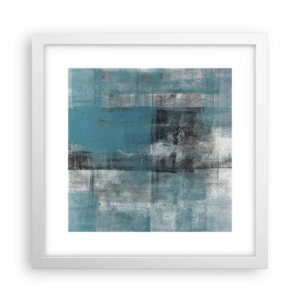 Plakát v bílém rámu - Voda a vzduch - 30x30 cm
