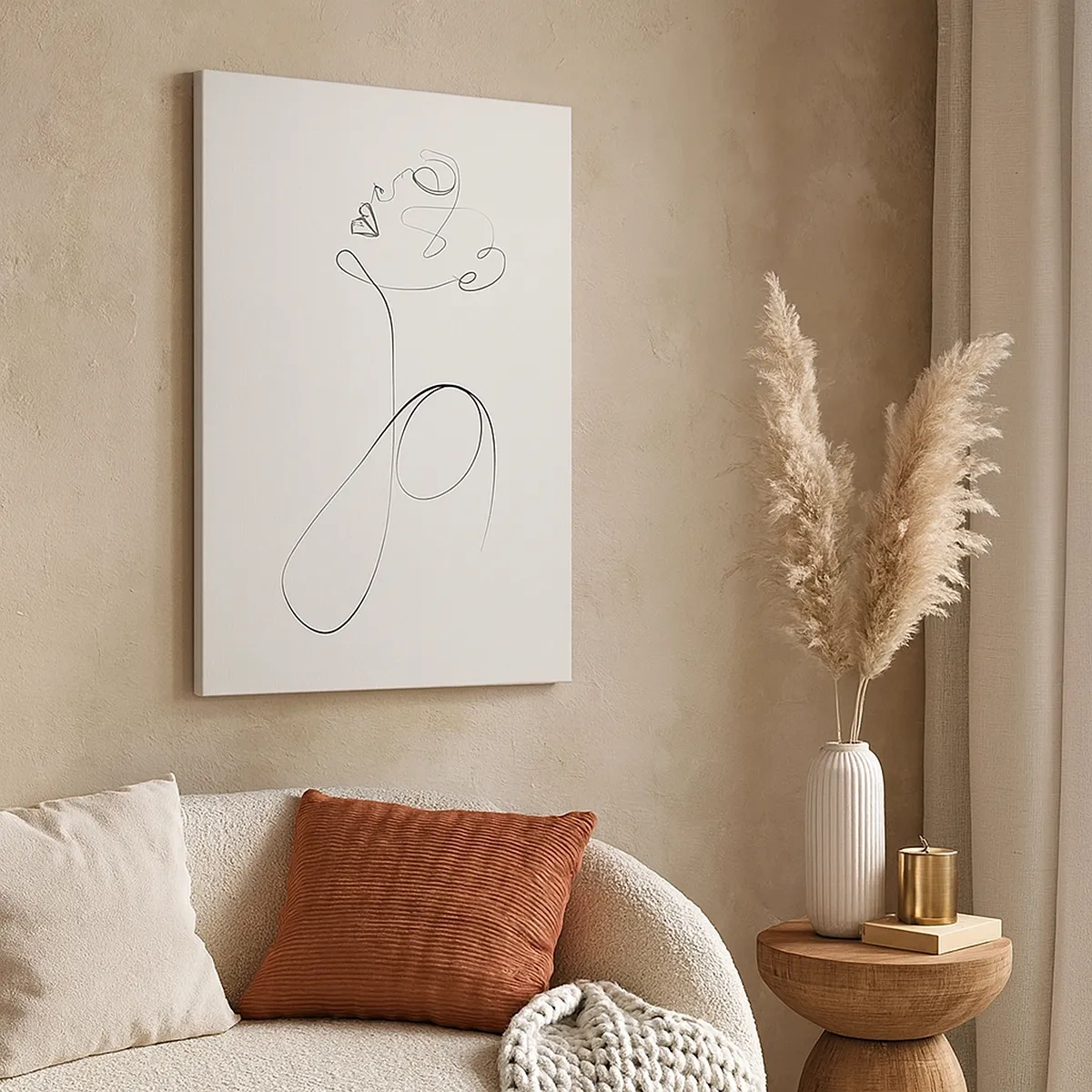 Obraz na plátně - Zamotaná ve snech - 50x70 cm