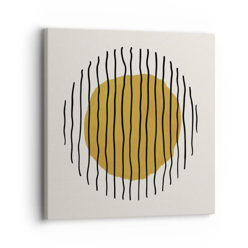 Obraz na plátně - Abstrakce chvějící se žárem - 30x30 cm