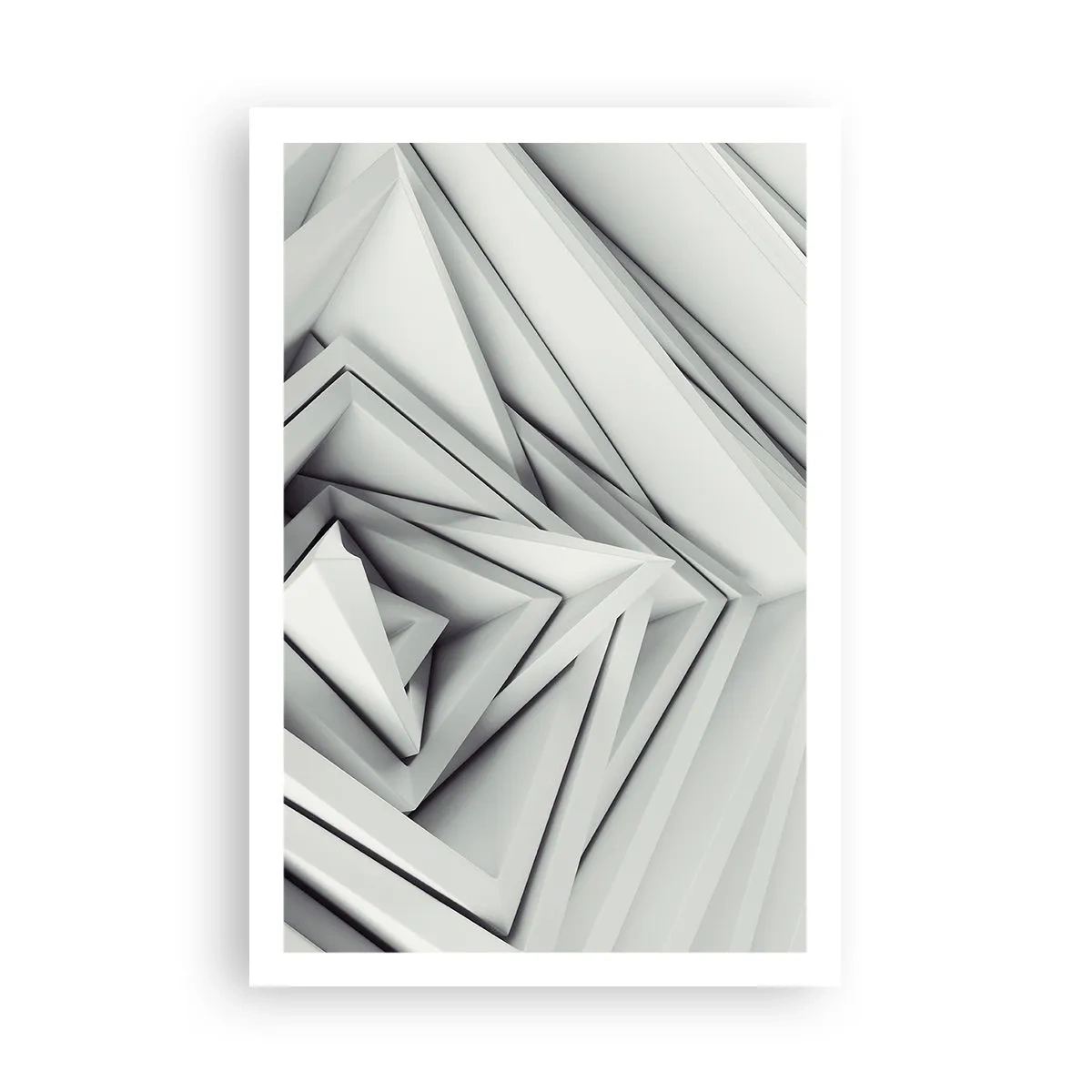 Plakát - Symfonie ostrých úhlů - 61x91 cm