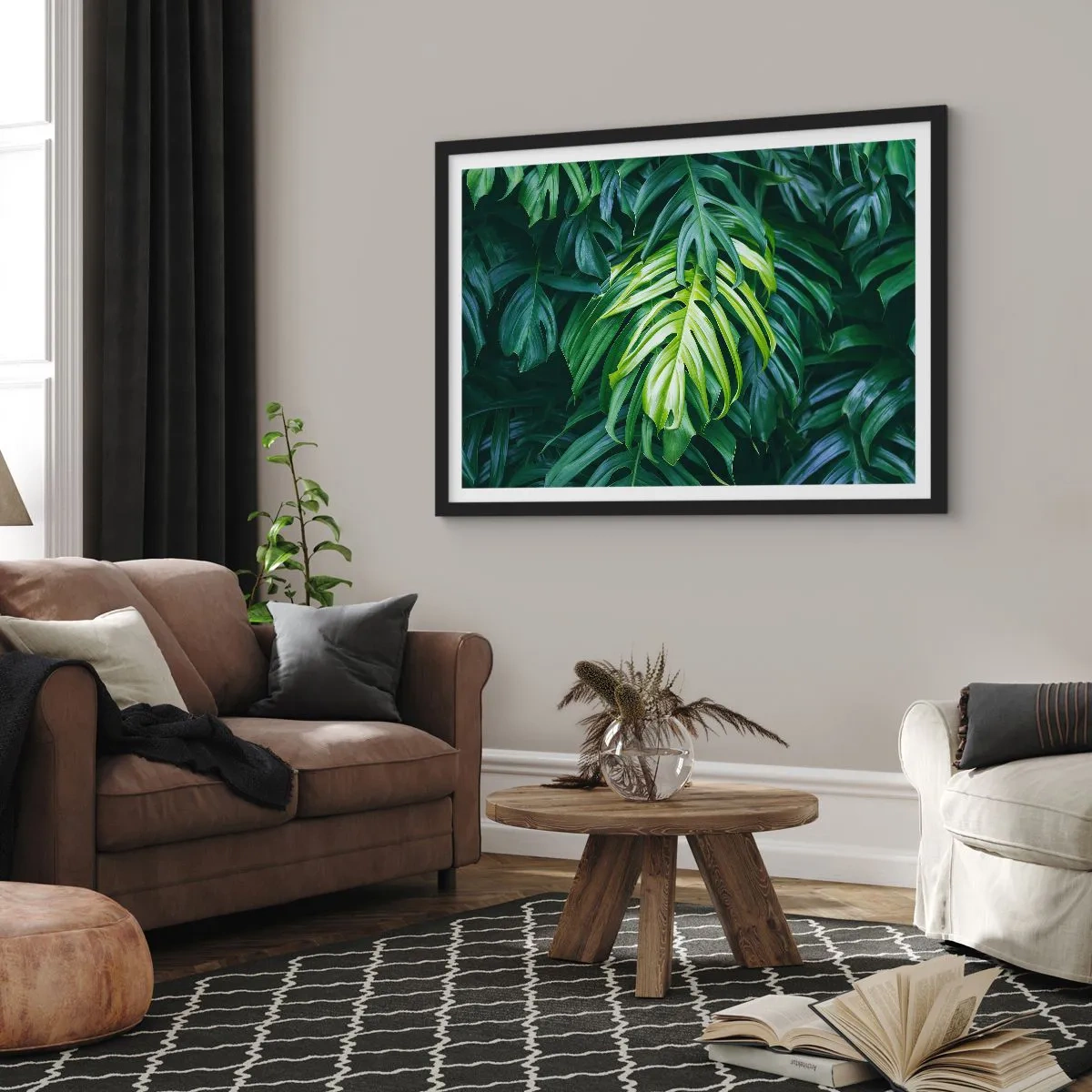 Plakát v černém rámu - Ponořit se do svěžesti - 70x50 cm