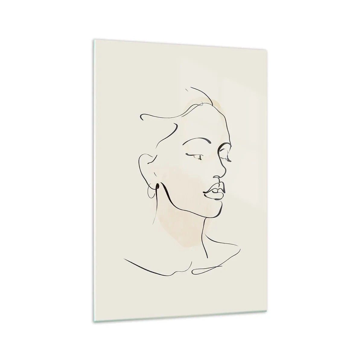 Obraz na skle - Výrazným tahem - 70x100 cm