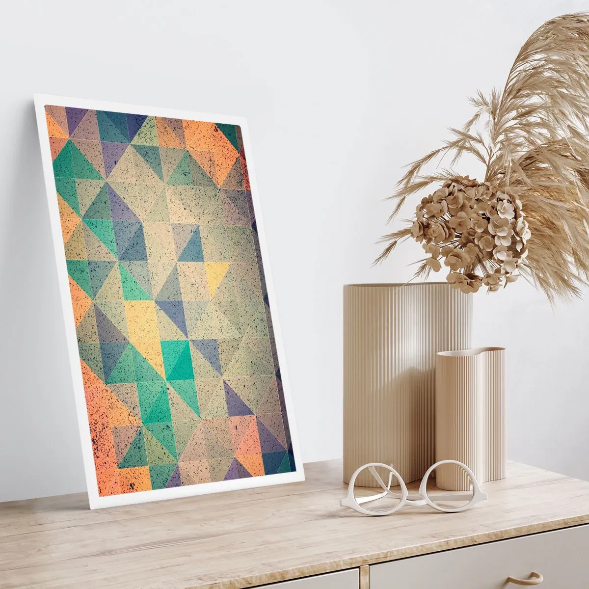 Plakát - Republika trojúhelníků - 50x70 cm