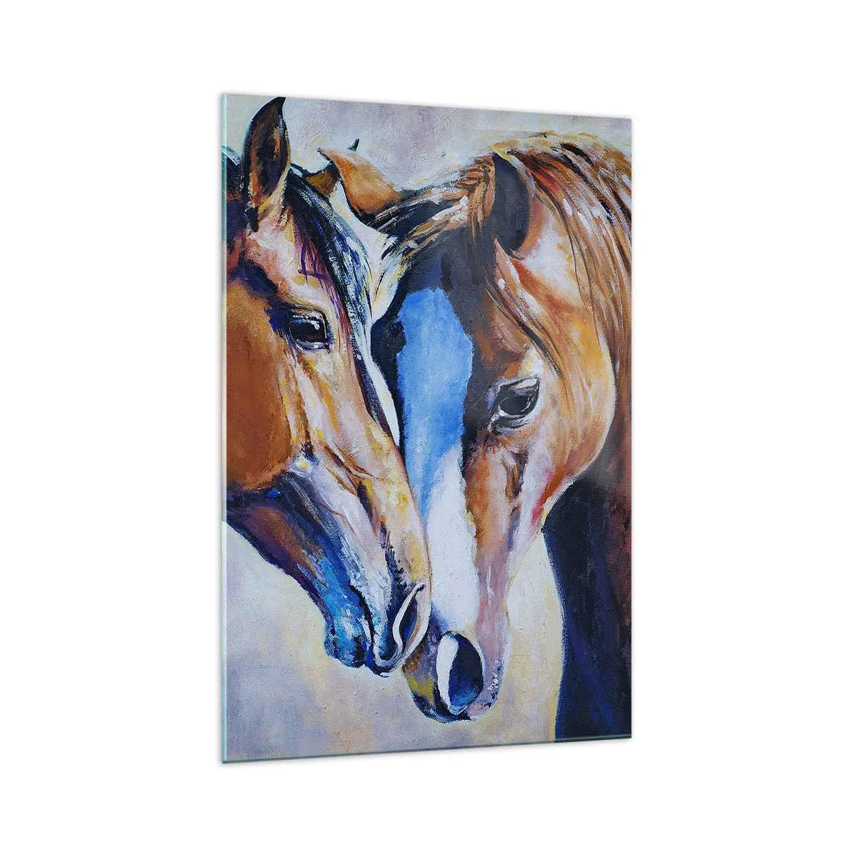 Obraz na skle - Je to přátelství? Je to láska? - 70x100 cm