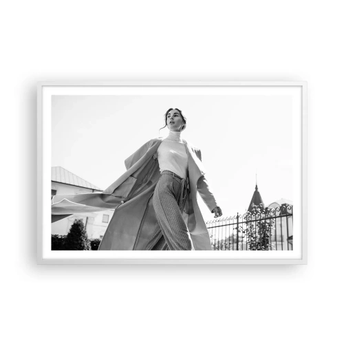 Plakát v bílém rámu - Jdeš se mnou? - 91x61 cm