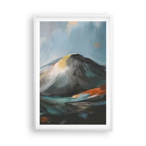 Plakát v bílém rámu - Syrové i krásné - 61x91 cm