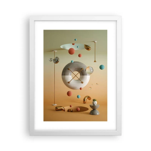 Plakát v bílém rámu - Vše je možné - 30x40 cm