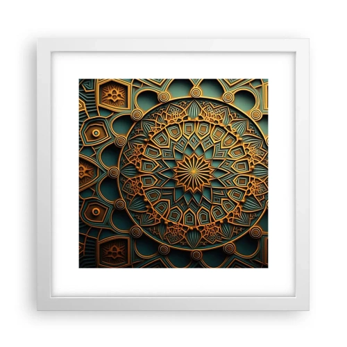 Plakát v bílém rámu - V arabském stylu - 30x30 cm
