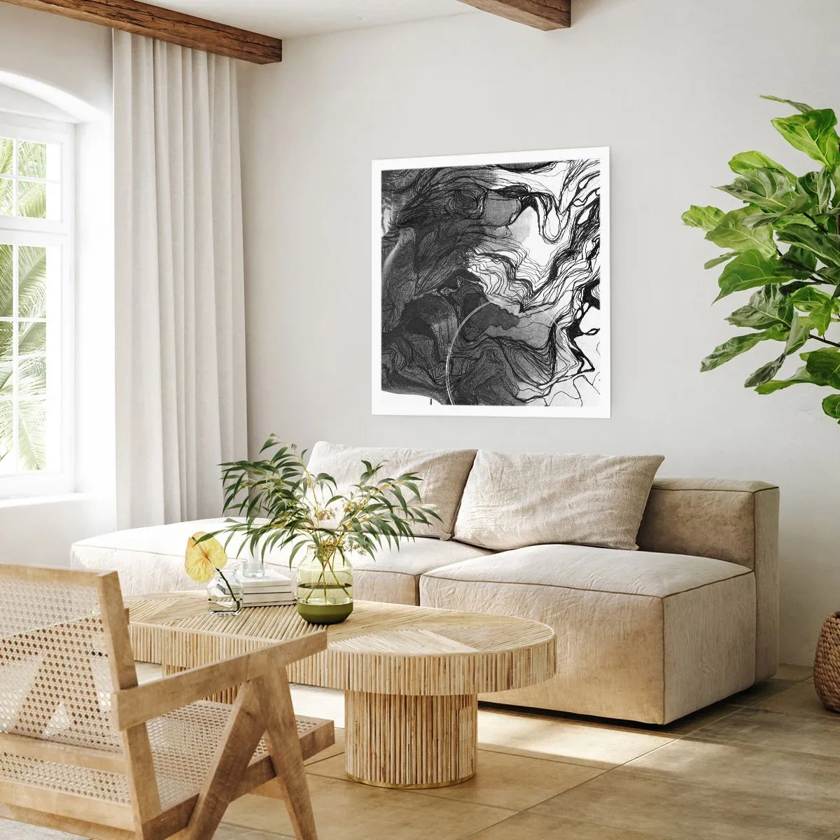 Plakát - Zapletená ve snech - 50x50 cm