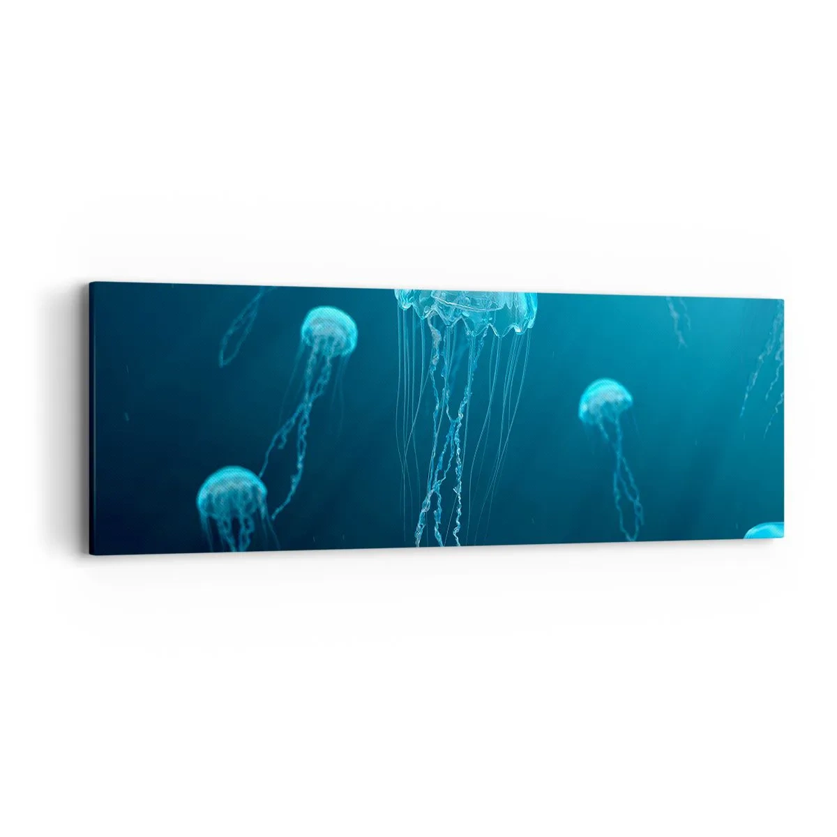Obraz na plátně - Oceánský tanec - 90x30 cm