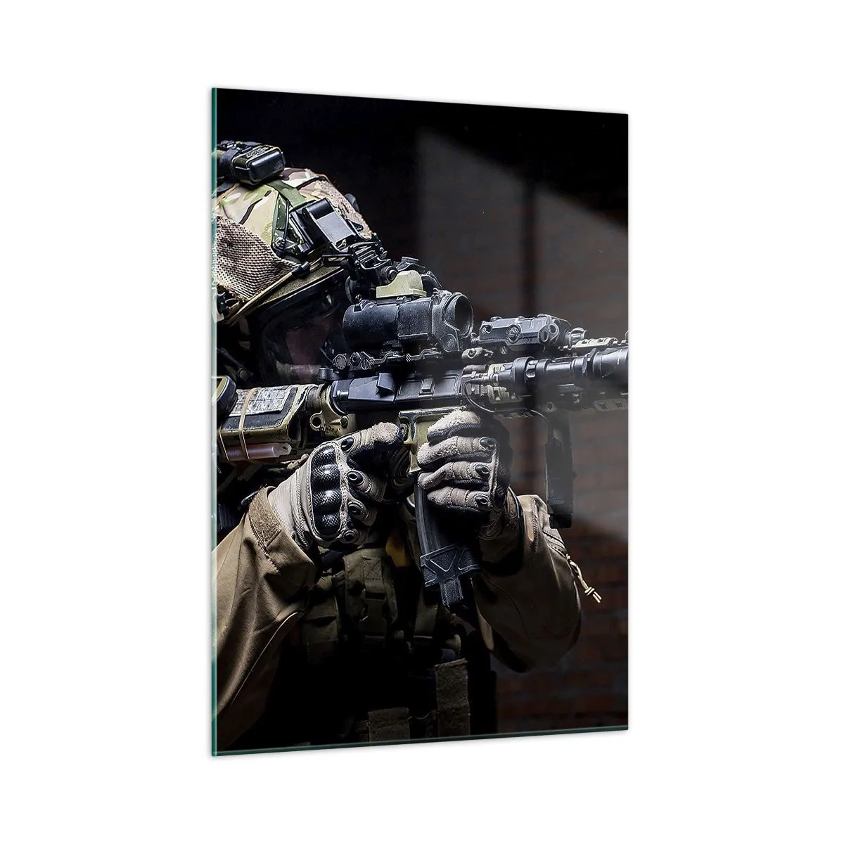 Obraz na skle - Vražedně účinný - 50x70 cm