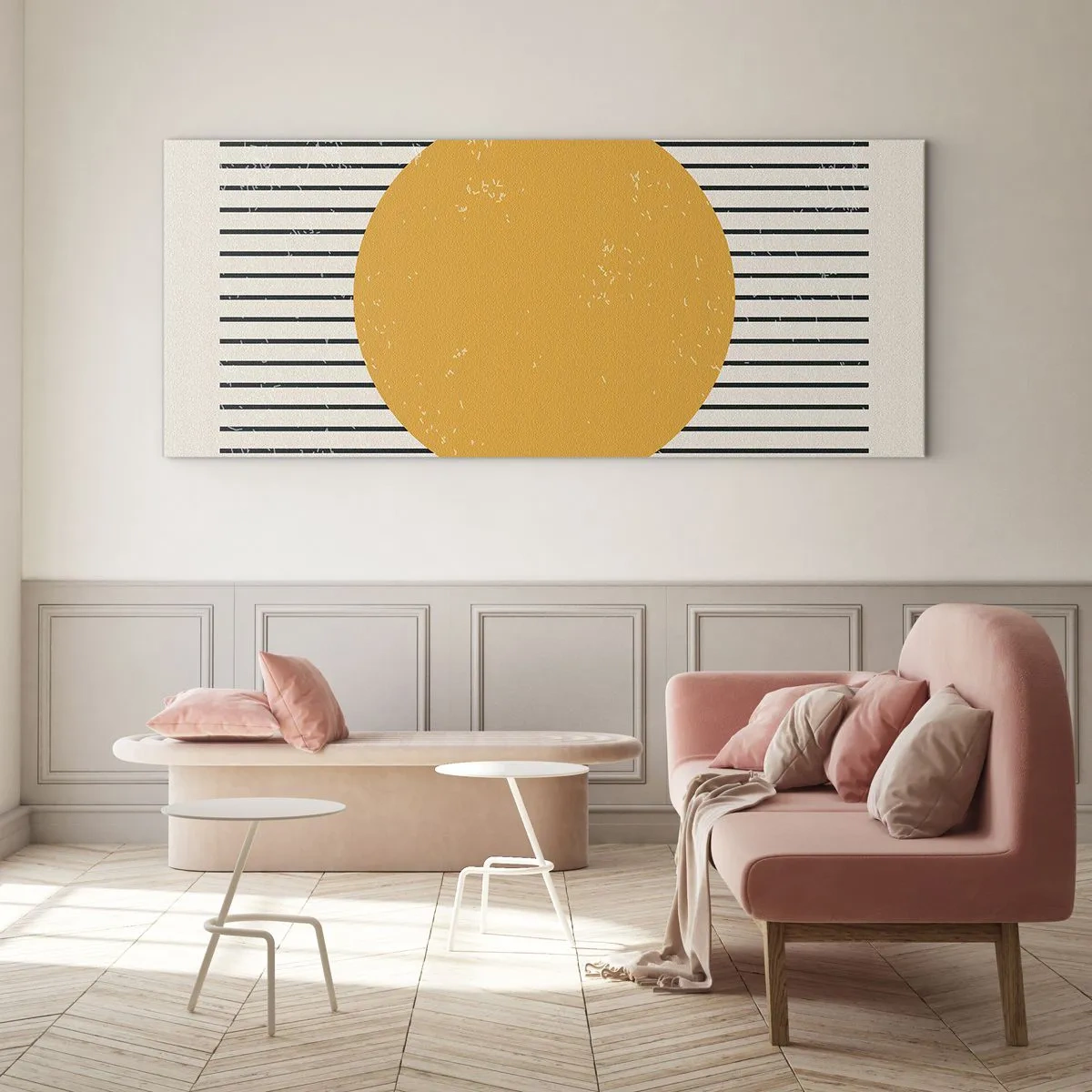 Obraz na skle - Síla jednoduchosti - 100x40 cm