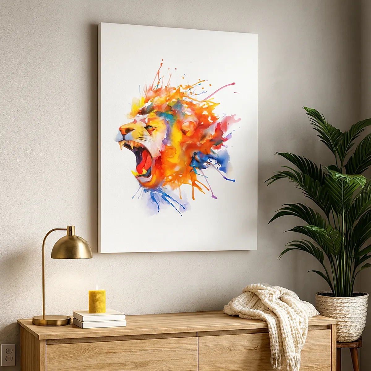 Obraz na plátně - Vybuchnout hněvem  - 50x70 cm