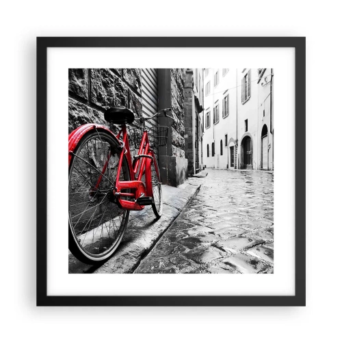 Plakát v černém rámu - Skutečná krása nestárne - 40x40 cm