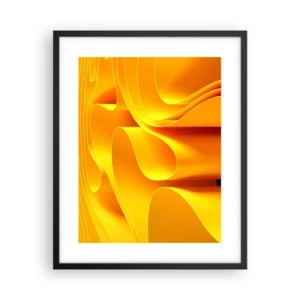 Plakát v černém rámu - Jako sluneční vlny - 40x50 cm