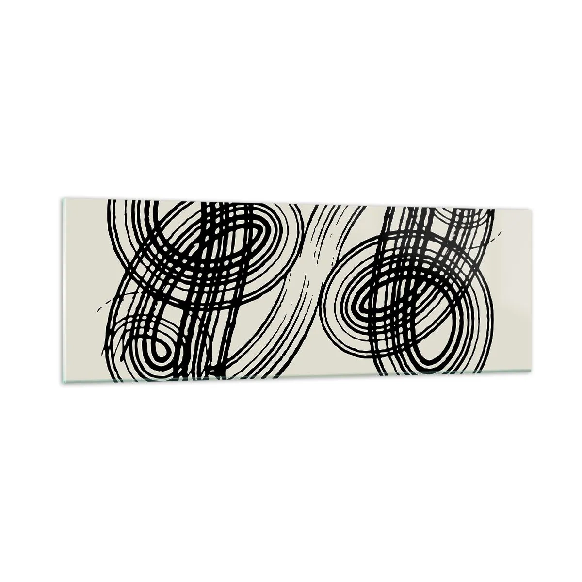 Obraz na skle - Vyšlo to spontánně - 90x30 cm