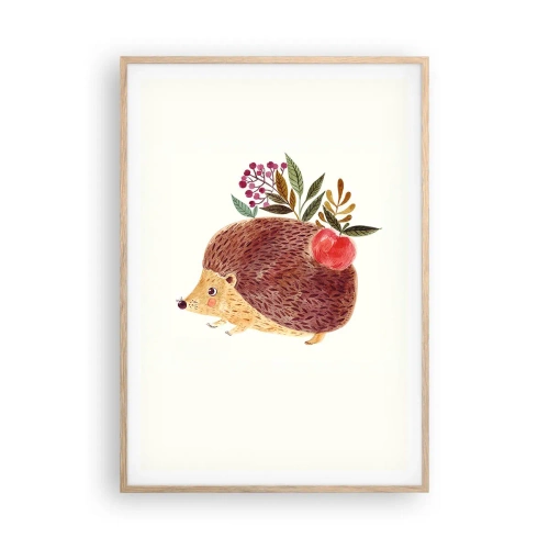 Plakát v rámu světlý dub - A už mě máš rád - 70x100 cm