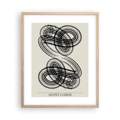 Plakát v rámu světlý dub - Vyšlo to spontánně - 40x50 cm