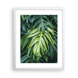 Plakát v bílém rámu - Ponořit se do svěžesti - 40x50 cm