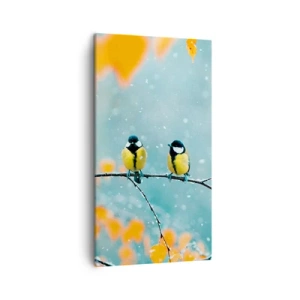 Obraz na plátně - Ptačí drby - 45x80 cm