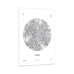 Obraz na skle - Anatomie Říma - 70x100 cm