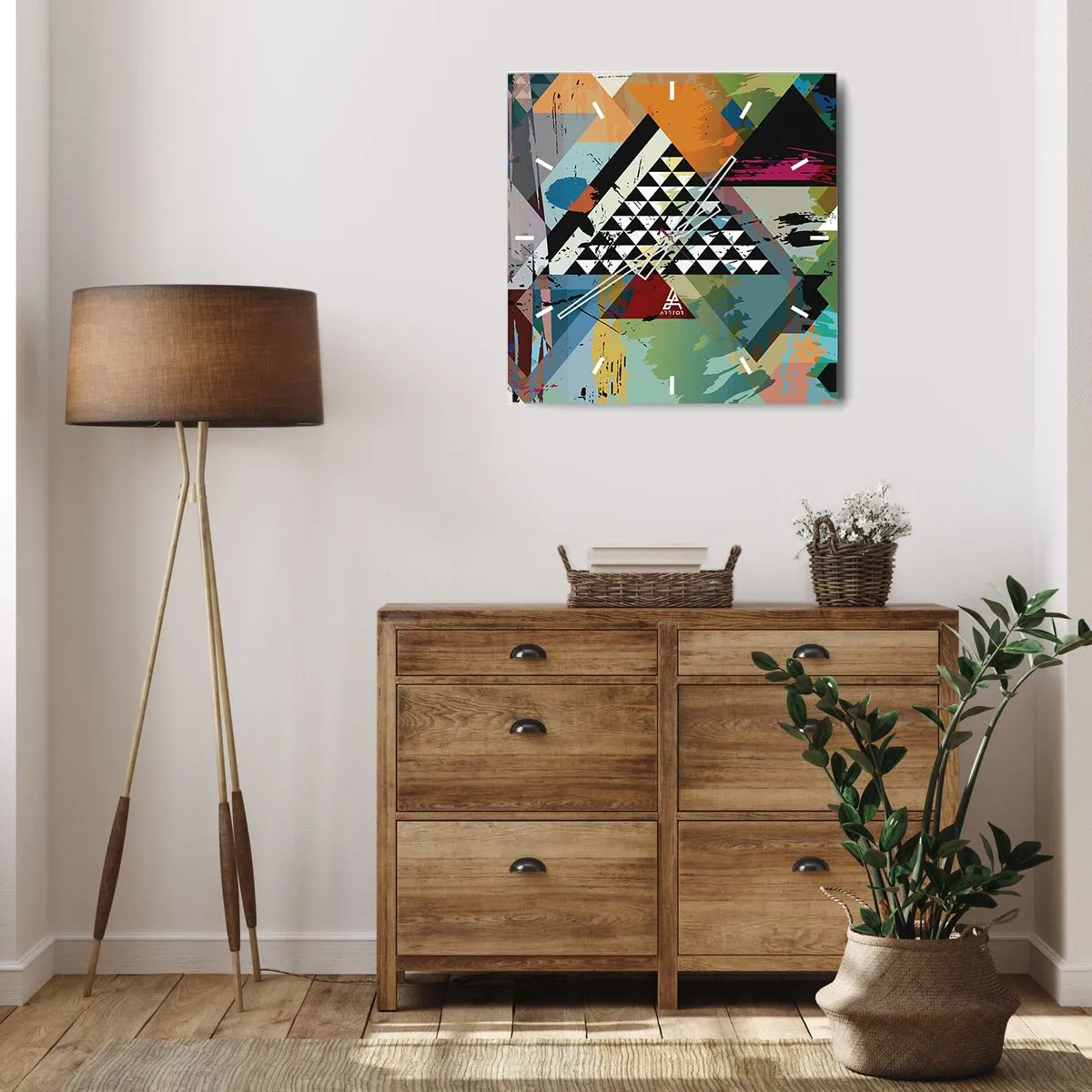 Nástěnné hodiny - Jak je to snadné - 30x30 cm