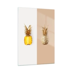 Obraz na skle - Ananas pro nás - 50x70 cm