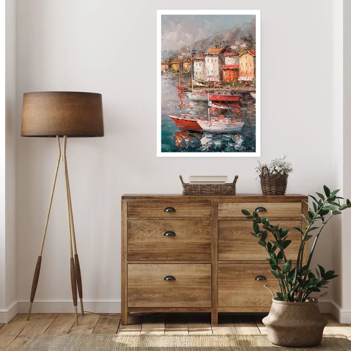 Plakát - Romantický přístav - 61x91 cm