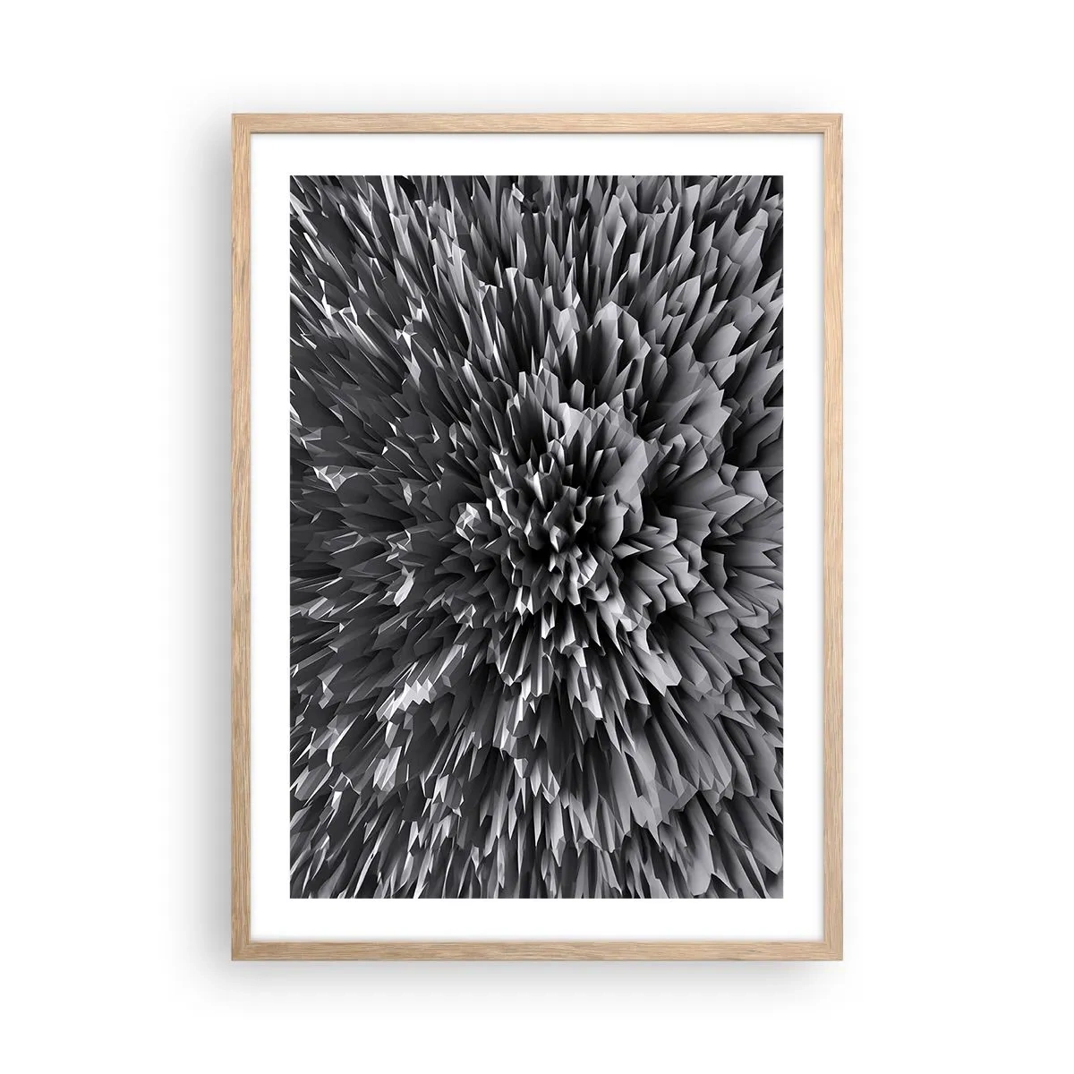 Plakát v rámu světlý dub - Ostřejší to už nebude - 50x70 cm