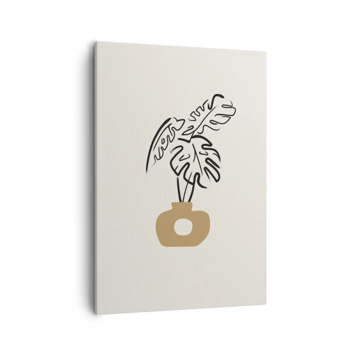 Obraz na plátně - Monstera – ozdoba pro domácnost - 50x70 cm