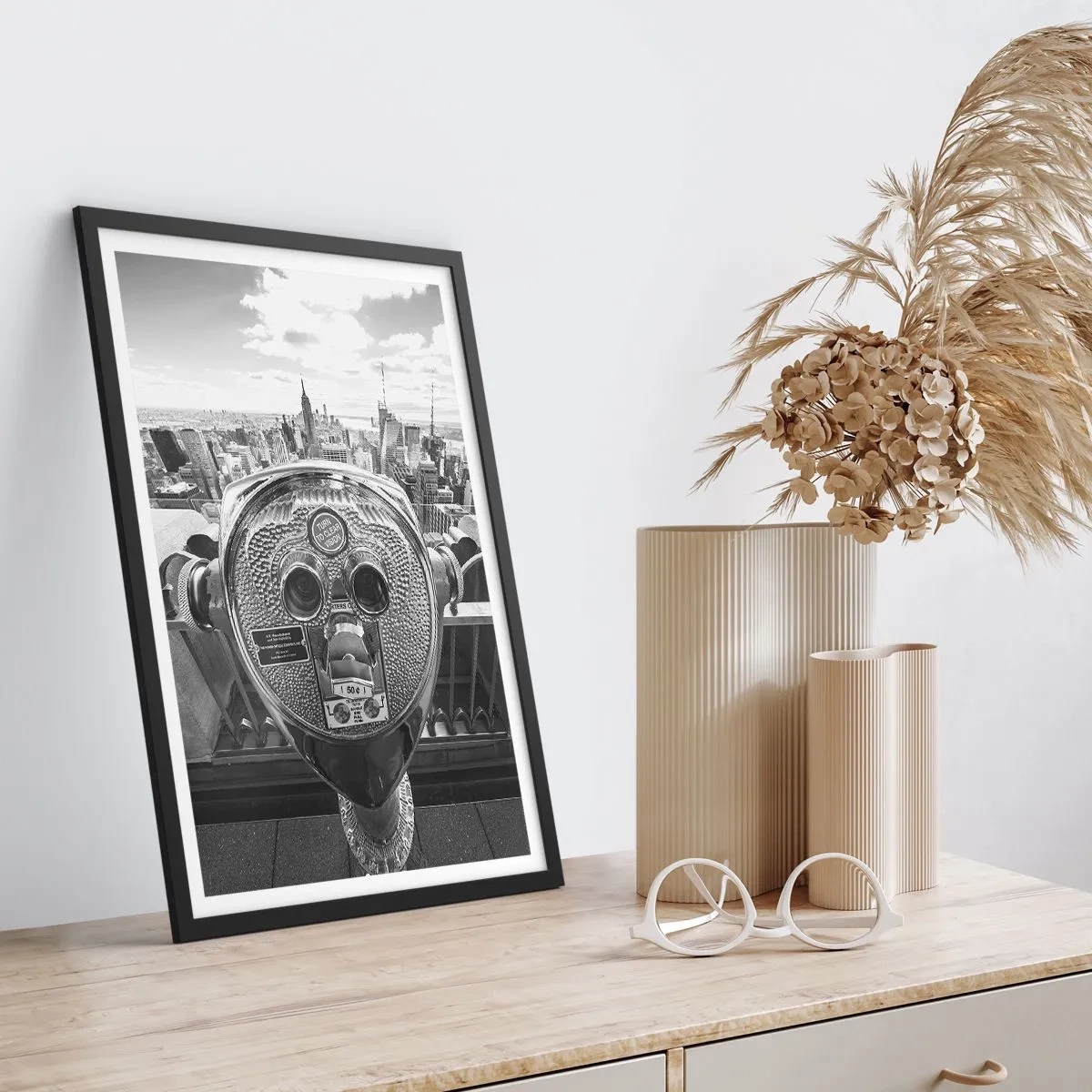 Plakát v černém rámu - Město nad městy - 40x50 cm