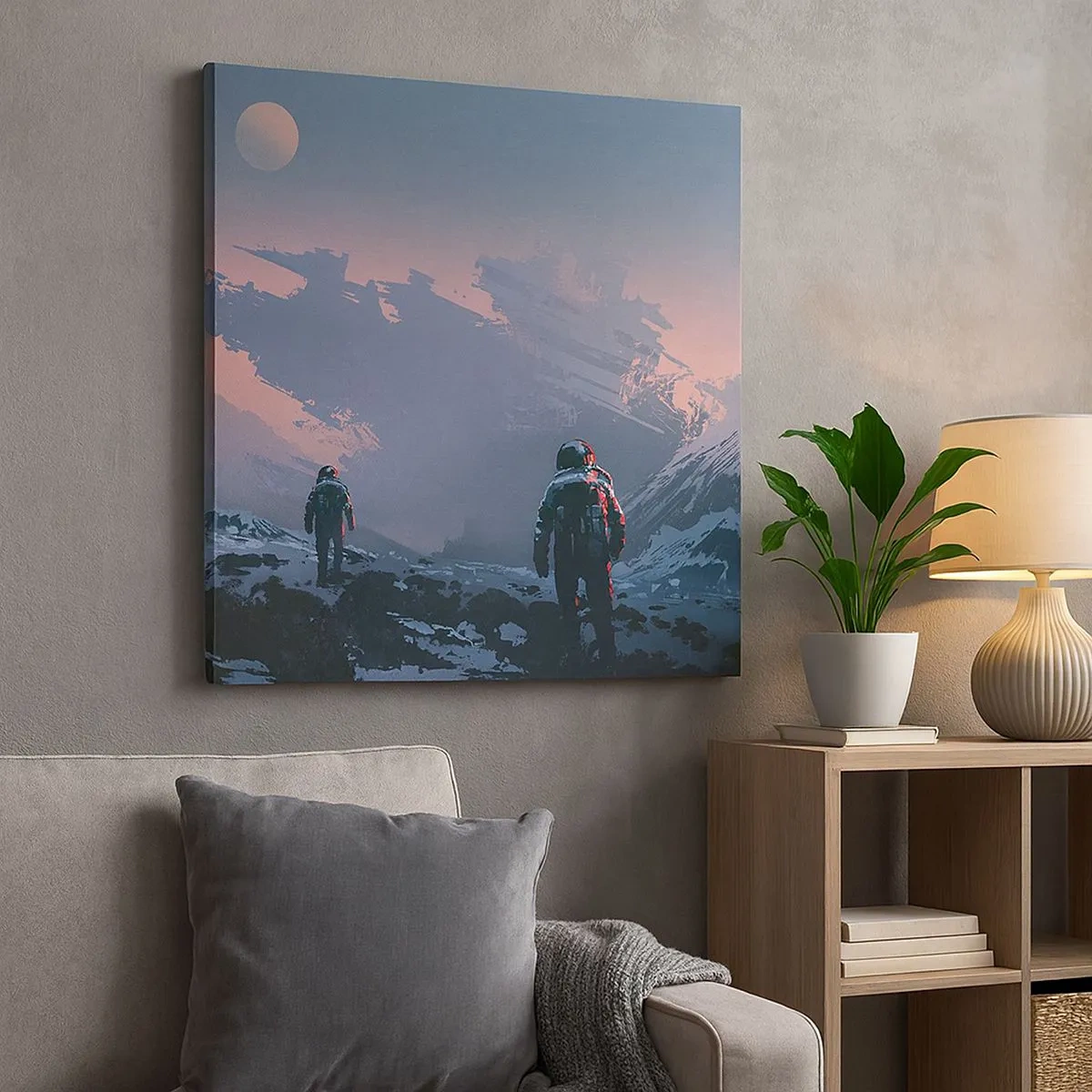 Obraz na plátně - Pod neznámou hvězdou - 30x30 cm