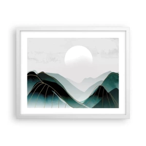 Plakát v bílém rámu - V plném majestátu - 50x40 cm