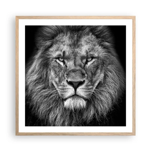 Plakát v rámu světlý dub - V korunovačním oděvu - 60x60 cm