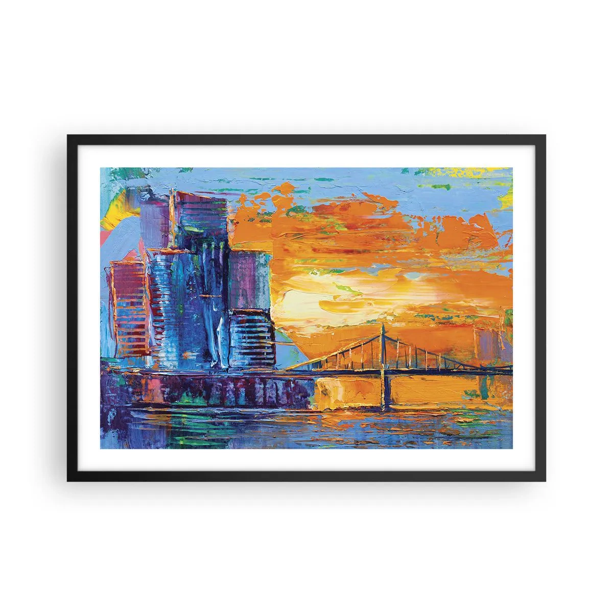 Plakát v černém rámu - Kultura a příroda - 70x50 cm