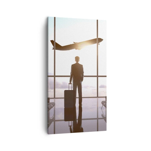 Obraz na plátně - Máš čas, zpomal - 45x80 cm