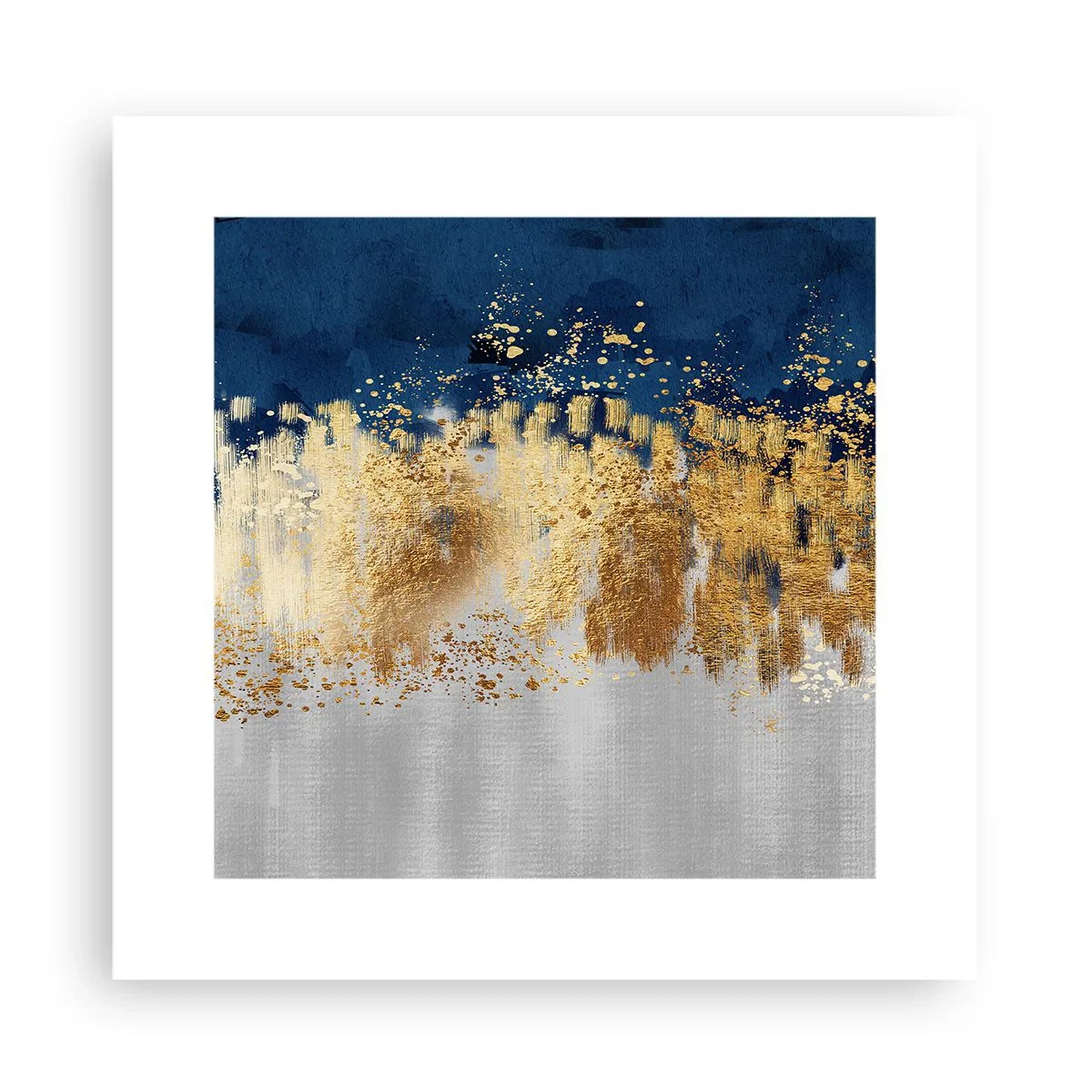 Plakát - Moderní kompozice s jiskrou - 30x30 cm