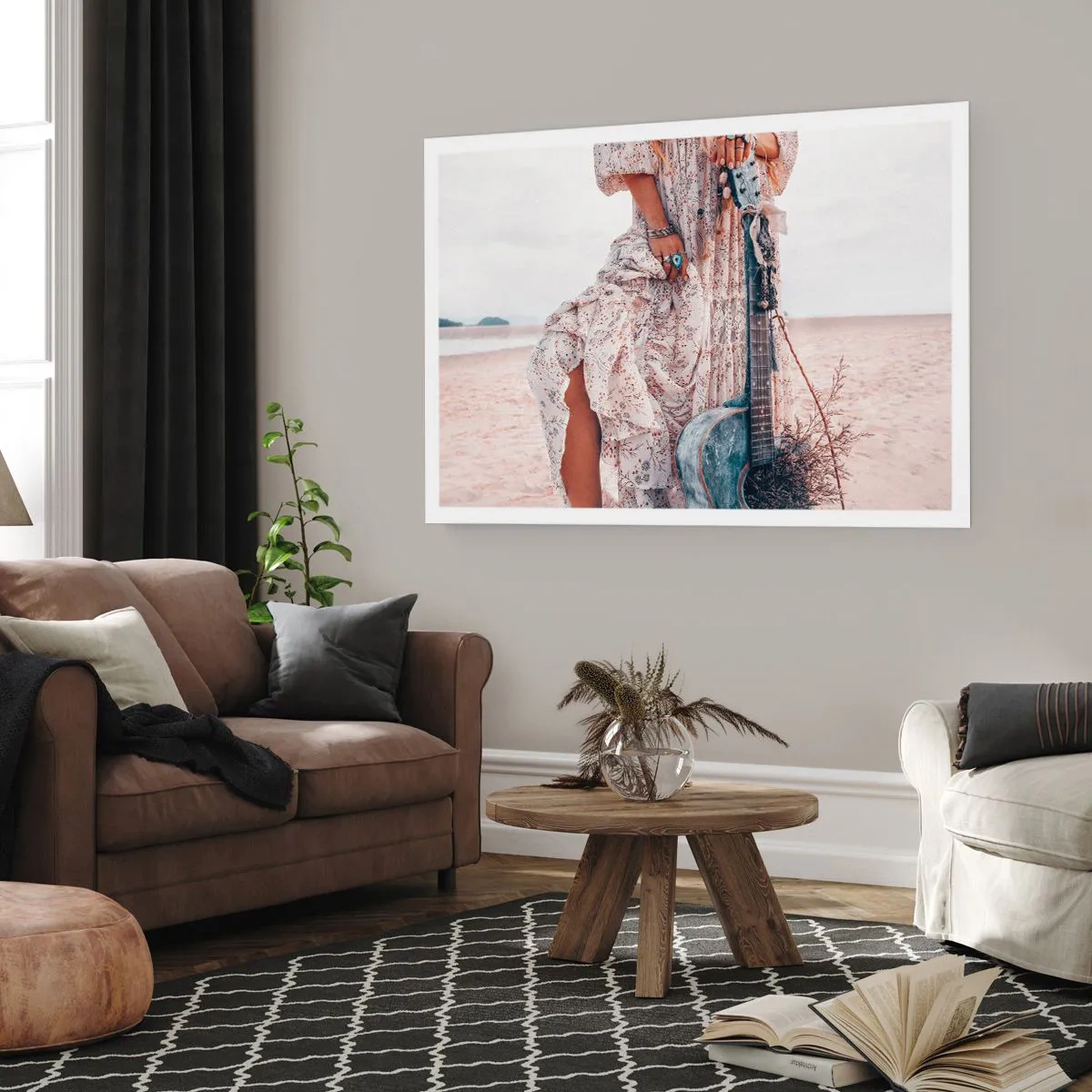Plakát - Květinové děti na cestě - 100x70 cm