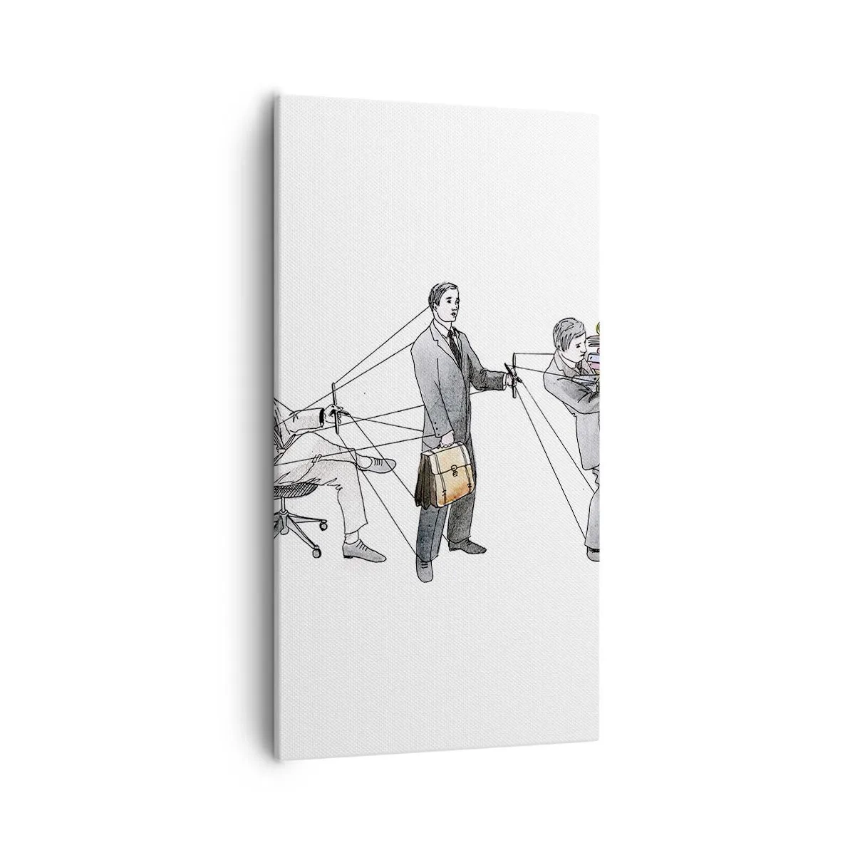 Obraz na plátně - Každý má svého pána - 55x100 cm