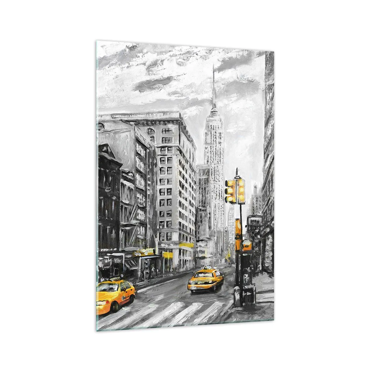Obraz na skle - Newyorský příběh - 70x100 cm