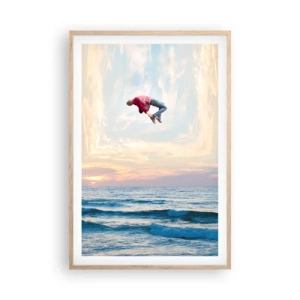 Plakát v rámu světlý dub - Do jiné dimenze - 61x91 cm