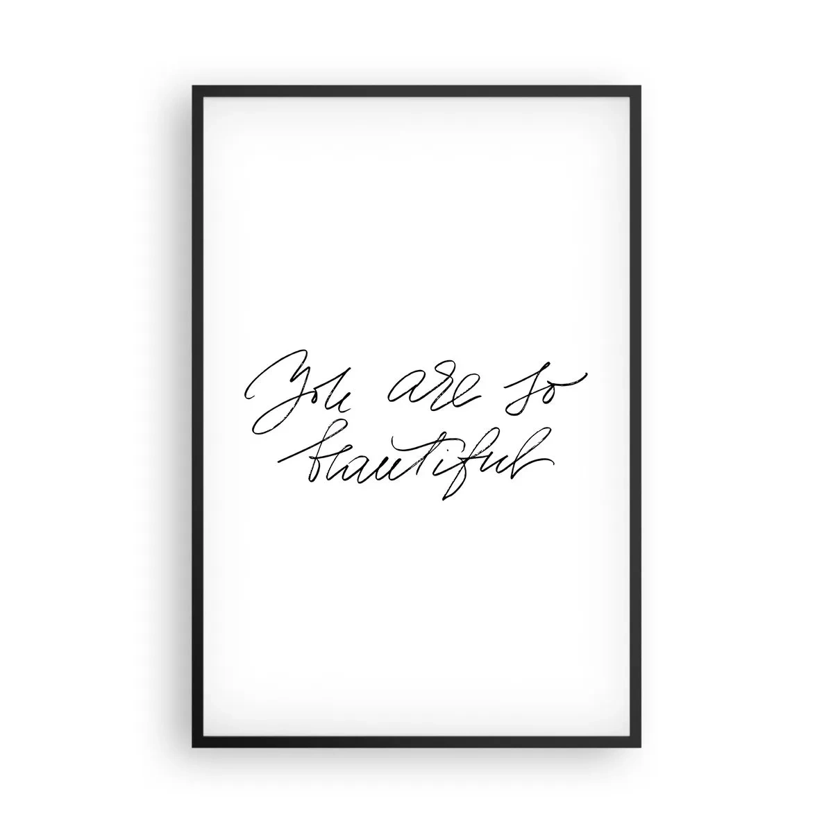 Plakát v černém rámu - Opravdu, věřte… - 61x91 cm