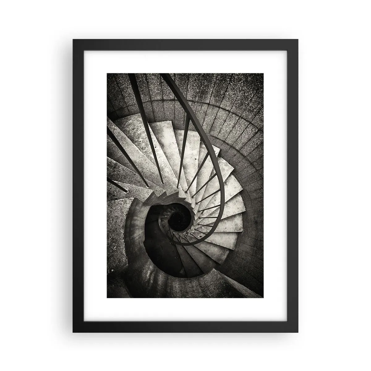 Plakát v černém rámu - Nahoru po schodech, dolů po schodech - 30x40 cm