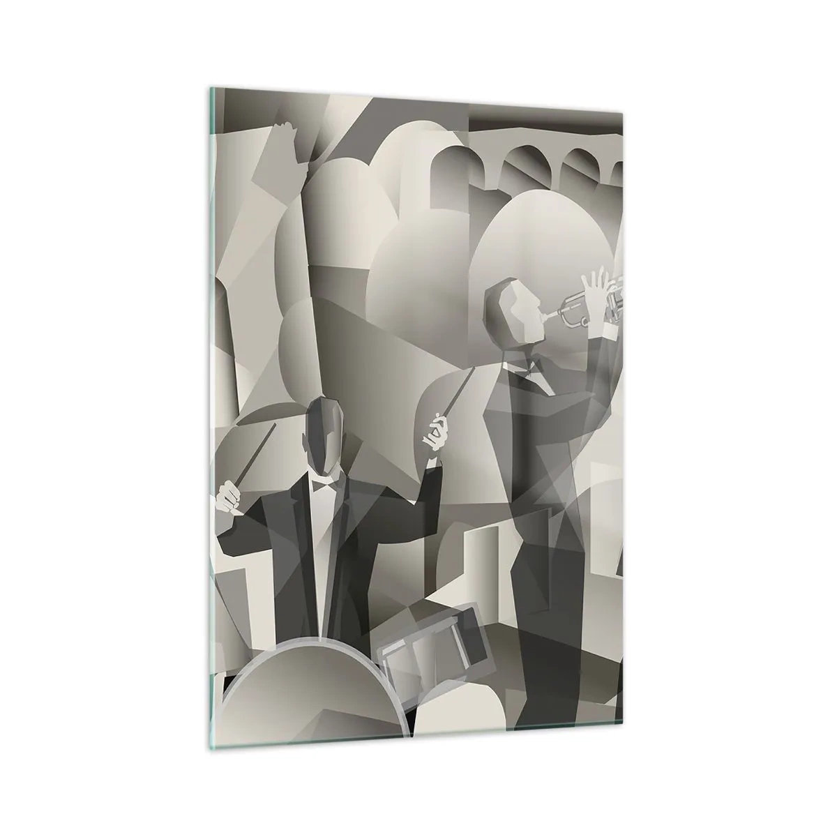 Obraz na skle - V prostoru zvuků - 50x70 cm