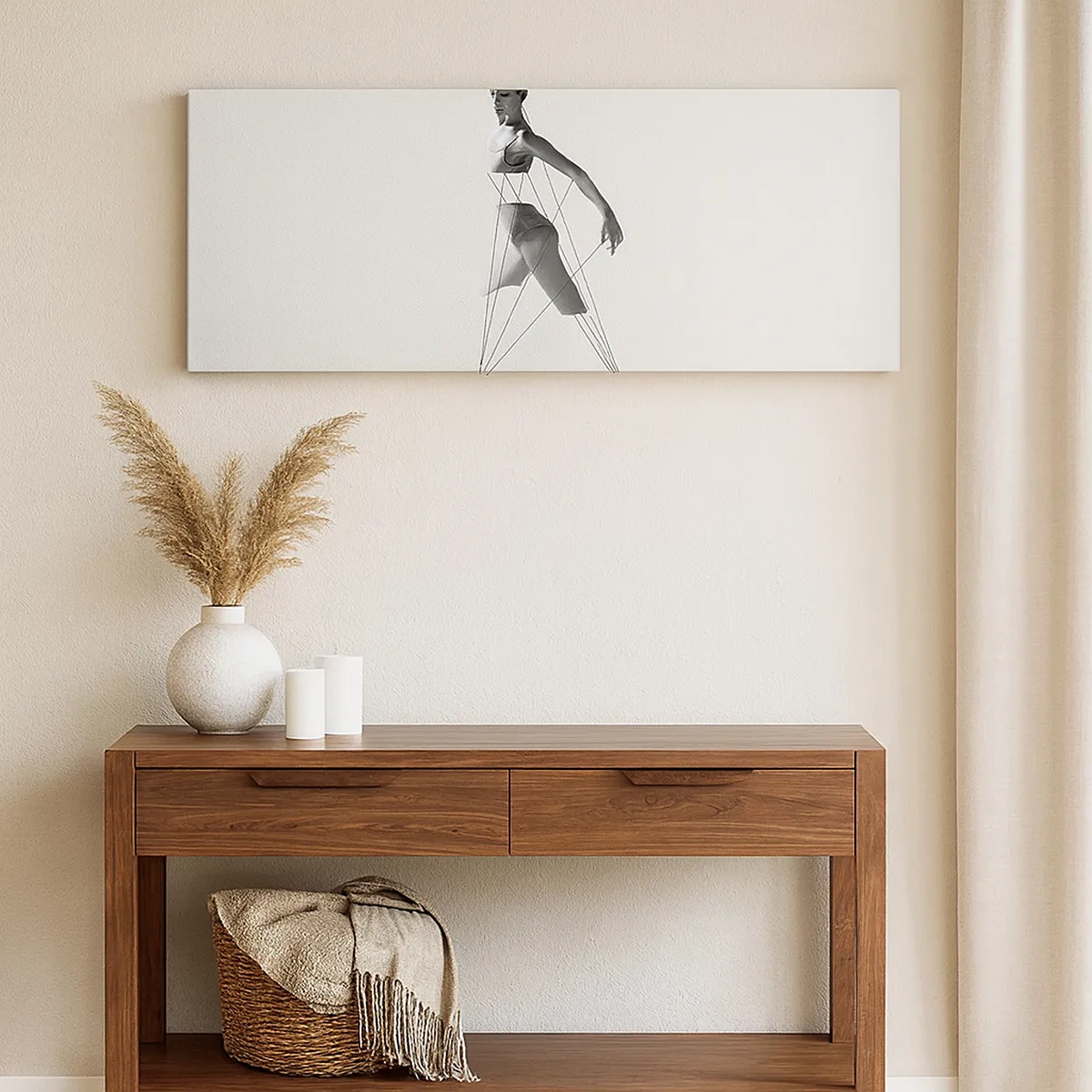 Obraz na plátně - V divadle světa - 30x30 cm