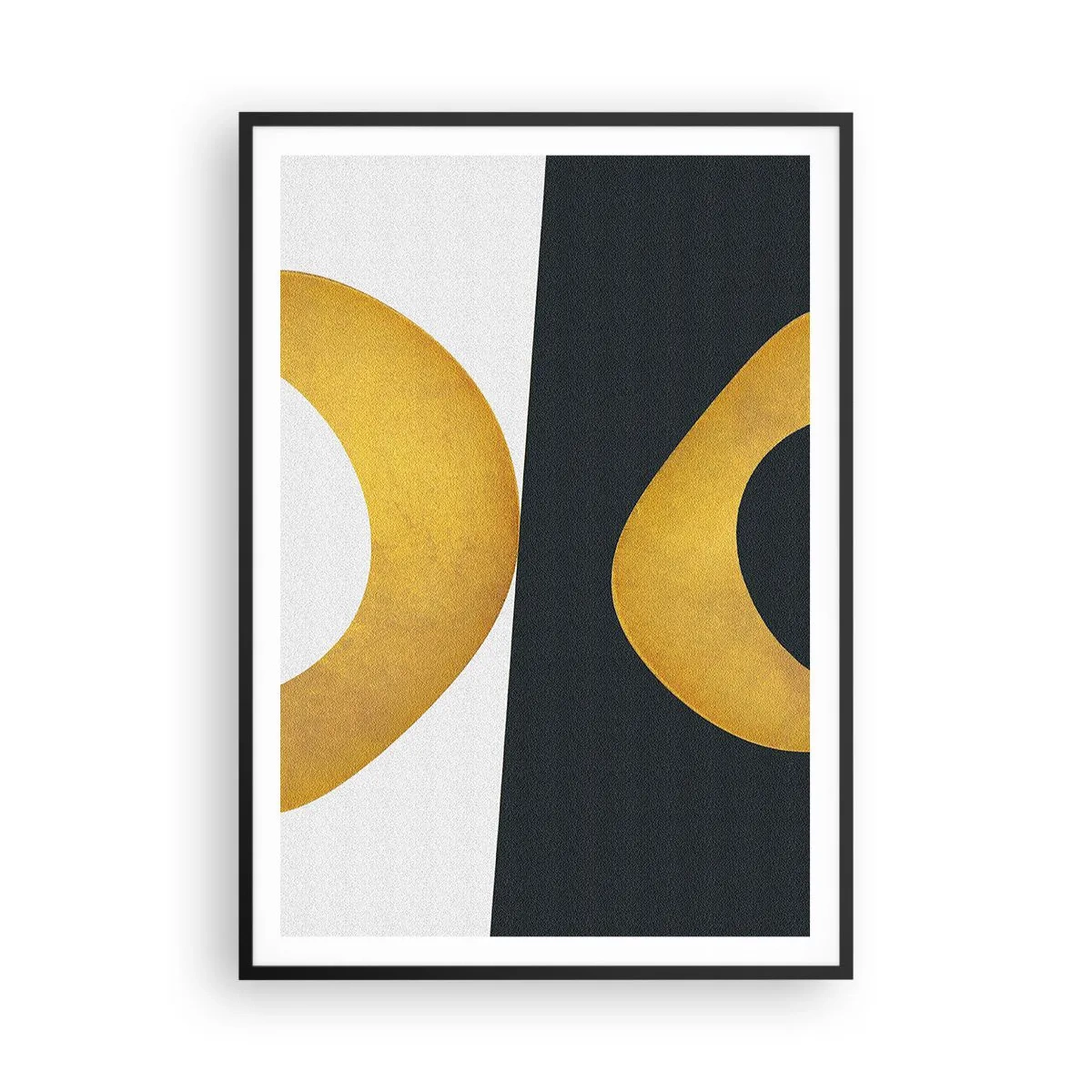 Plakát v černém rámu - Zaprvé: zlato - 70x100 cm
