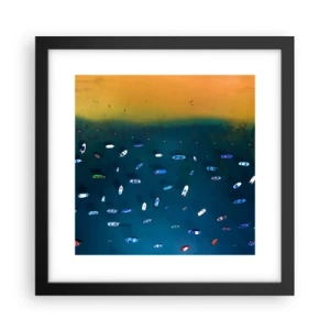 Plakát v černém rámu - Prázdninová hra - 30x30 cm