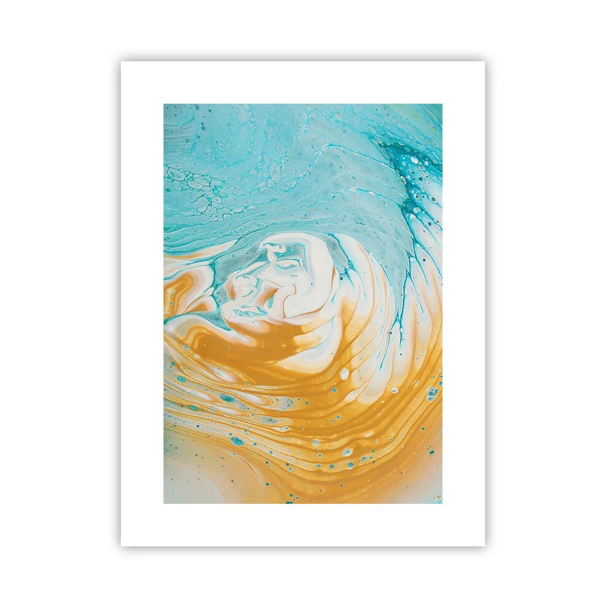 Plakát - Pastelový vír - 30x40 cm