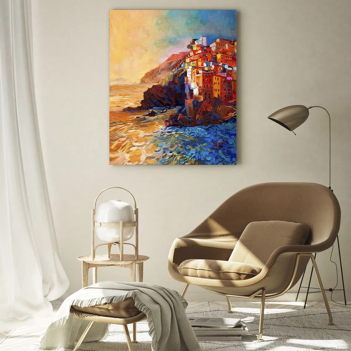 Obraz na skle - Italský nádech - 50x70 cm
