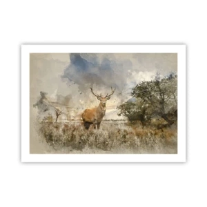 Plakát - Důstojnost - síla - majestátnost - 70x50 cm